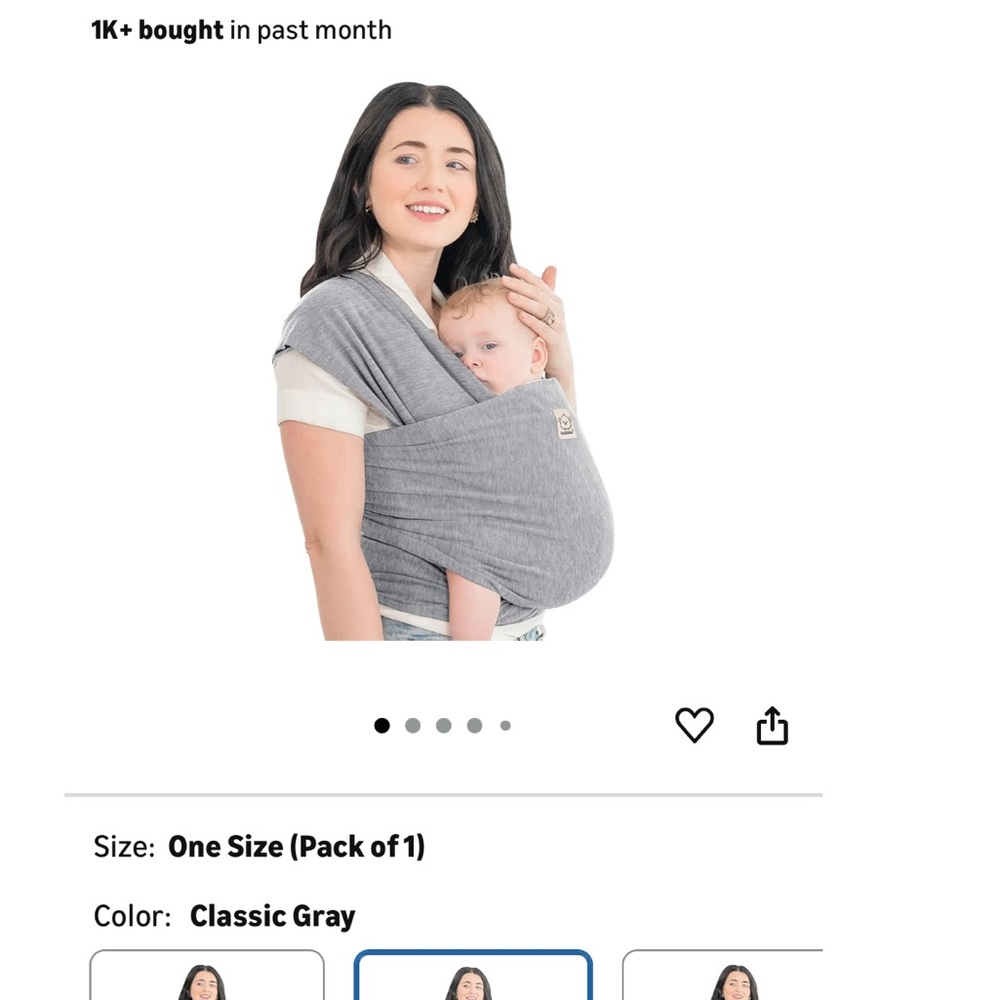 Baby wearing wraps - Sweetbee and KeaBaby - Picture 2 of 3